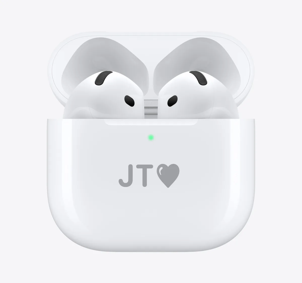 Estuche de AirPods 5 con un grabado personalizado