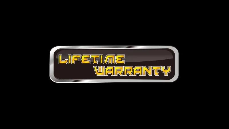 Limited lifetime warranty