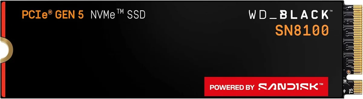 WD_BLACK SN8100 SSD NVMe PCIe 5.0 x4 M.2 2280